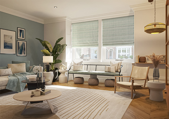 Nazca, Bermuda - Roman Blind - Image 6